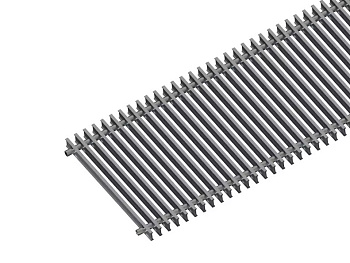 Решетка рулонная SGZ-20-1500 алюм